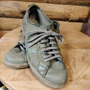 Onitsuka Tiger Green Lace-Up Sneakers